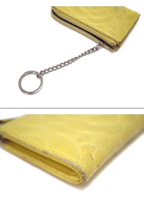 楽天市場】CHANEL【シャネル】A70610 コインケース レザー イエロー系 