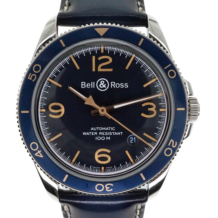 楽天市場】Bell&Ross【ベル＆ロス】BRV-92-BU-G-ST/SCA アエロナバル 