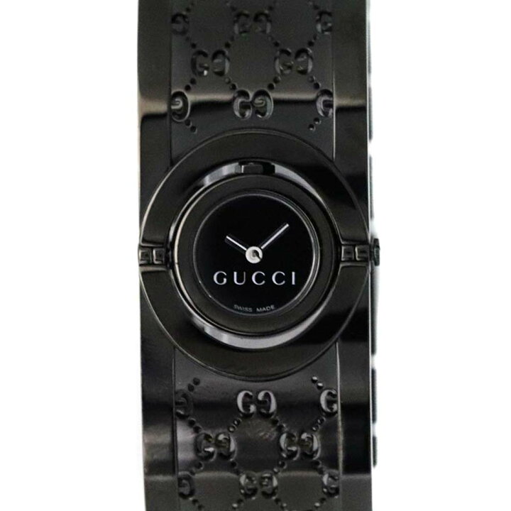 楽天市場】グッチ Gucci YA112431 トワール バングルウォッチ ブラック 