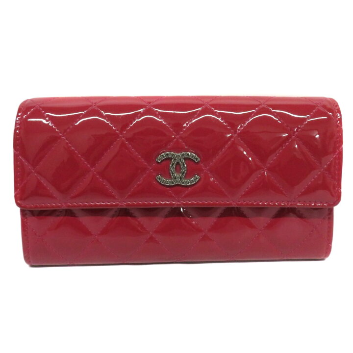 楽天市場】CHANEL【シャネル】 A50096 2つ折り長財布 パテントレザー 