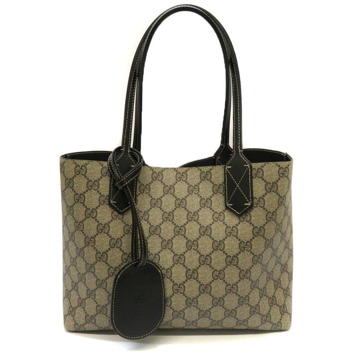 楽天市場】【値下げ】GUCCI【グッチ】 372618 リバーシブルトート 