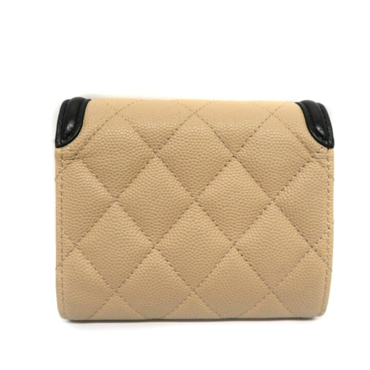 楽天市場】【値下げ】CHANEL 【シャネル】 A81940 三つ折り財布 レザー  