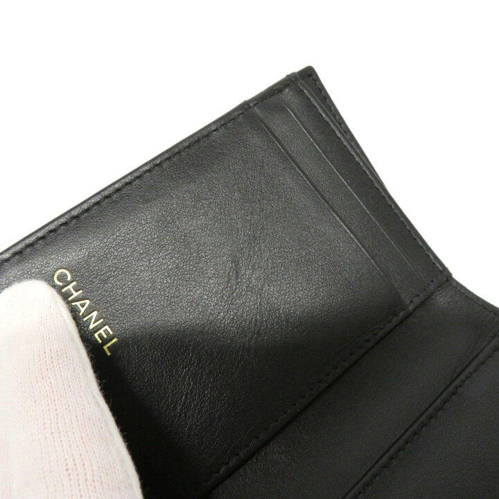 楽天市場】【値下げ】CHANEL 【シャネル】 A81940 三つ折り財布 レザー 
