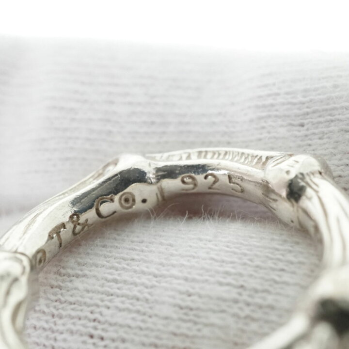楽天市場】TIFFANY＆Co. 【ティファニー】 バンブーリング 竹モチーフ 