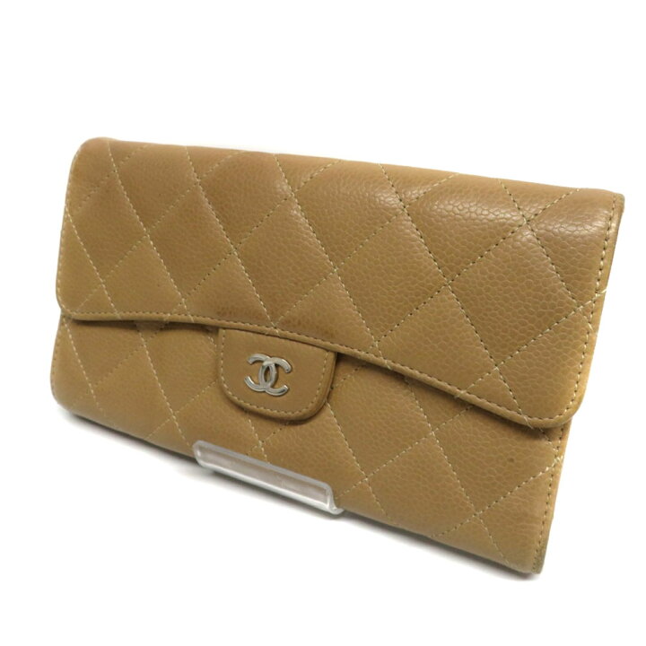 楽天市場】CHANEL 【シャネル】 ココマーク付き長財布 レザー キャビア 