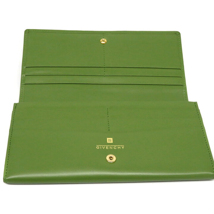 新品同様 ジバンシィ アンディゴナ レザー アップルグリーン 緑 黄緑 2  