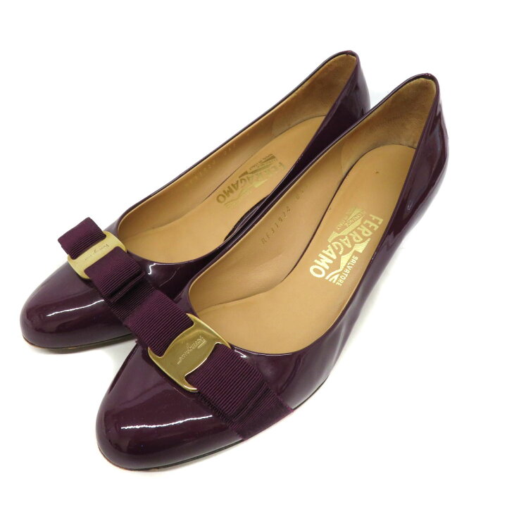 楽天市場】Salvatore Ferragamo 【フェラガモ】 31924 ヴァラパンプス 