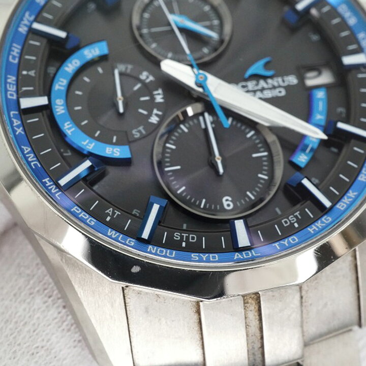 楽天市場】CASIO 【カシオ】 OCW-S3000-1AJF オシアナス マンタ チタン 