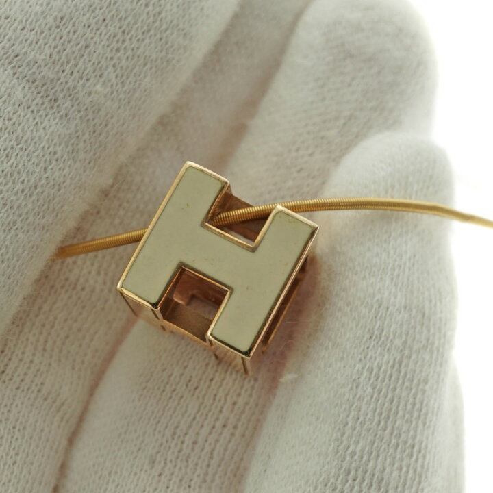 楽天市場】【値下げ】エルメス Hermes Hキューブ ネックレス 【中古 