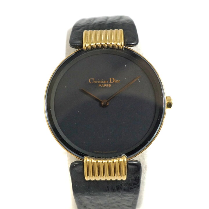 楽天市場】ディオール Dior 46 153-3 バギラ ブラックムーン クオーツ  