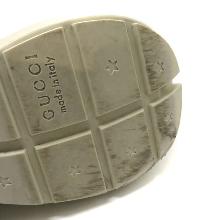 楽天市場】グッチ Gucci 680915 GUCCI100ライトンスニーカー【中古 