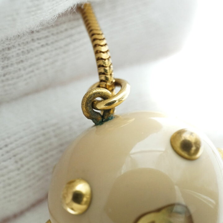楽天市場】シャネル Chanel スタッズ ボール ネックレス 【中古 