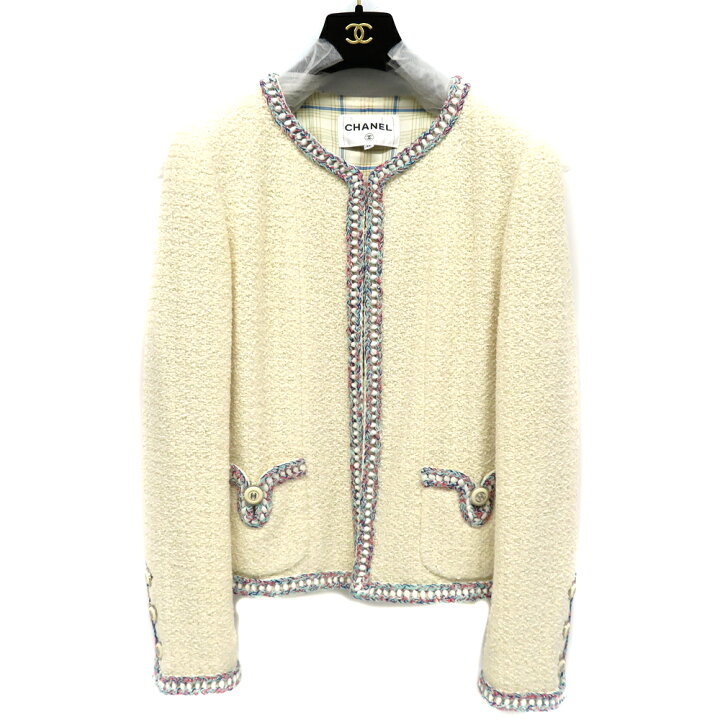 楽天市場】シャネル Chanel P62691 V45768 ノーカラージャケット  