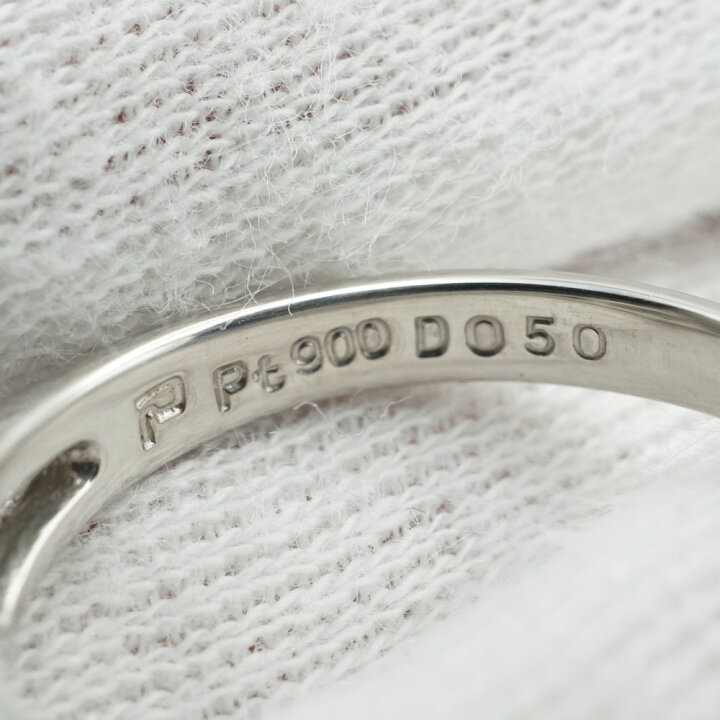楽天市場】Pt900 プラチナ D0.173ct D0.50ct ダイヤモンド リング  