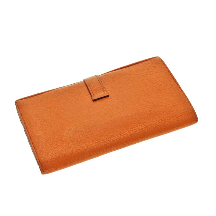 楽天市場】HERMES【エルメス】 ベアンスフレ 長財布 オレンジ レザー 