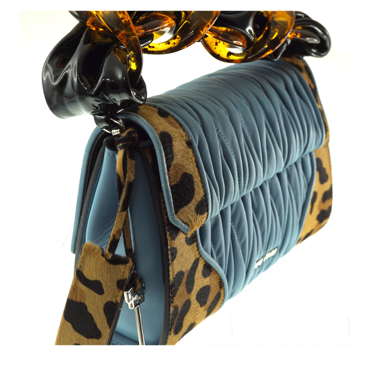 miumiu レオパード ハラコ バッグ 2way miumiu ミュウミュウ レオパード ハラコ ミニ ショルダーバッグ