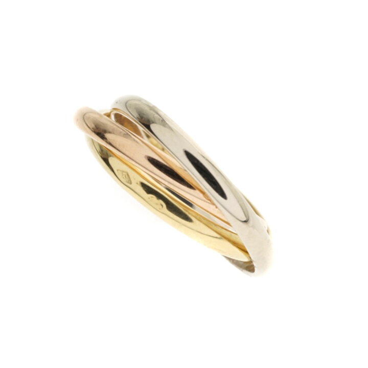 楽天市場】Cartier 【カルティエ】 トリニティリング スリーカラー K18 