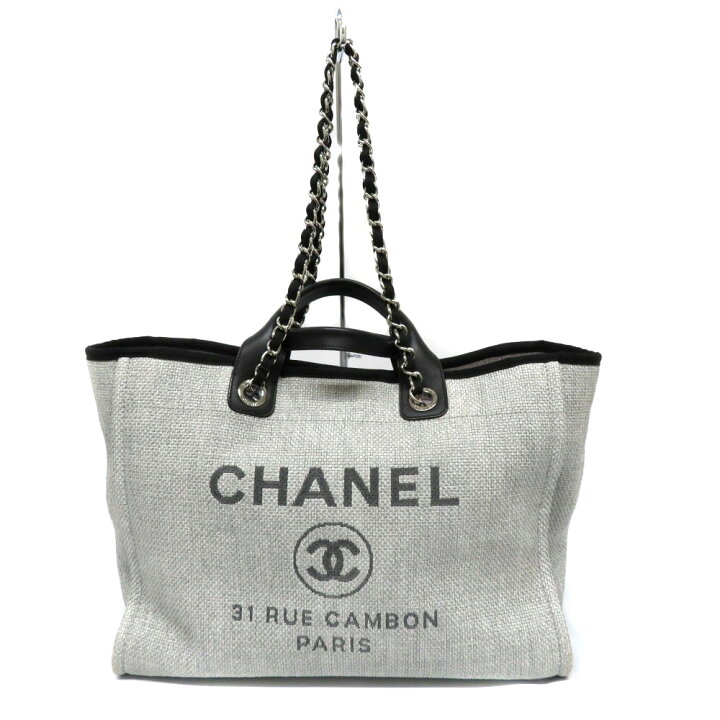楽天市場】CHANEL 【シャネル】 A66941 ドーヴィル GM トートバッグ 