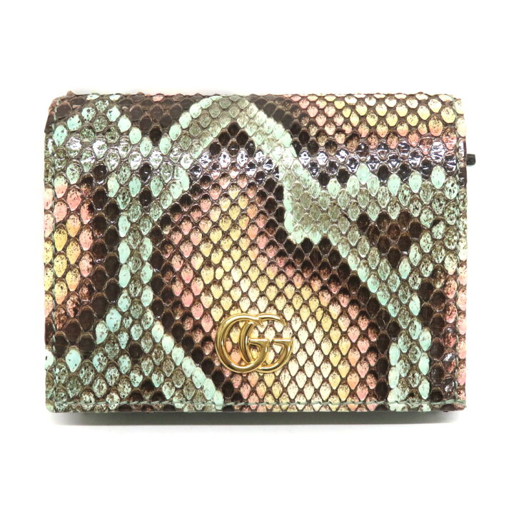 楽天市場】GUCCI 【グッチ】 456126 GGマーモント パイソンカード  