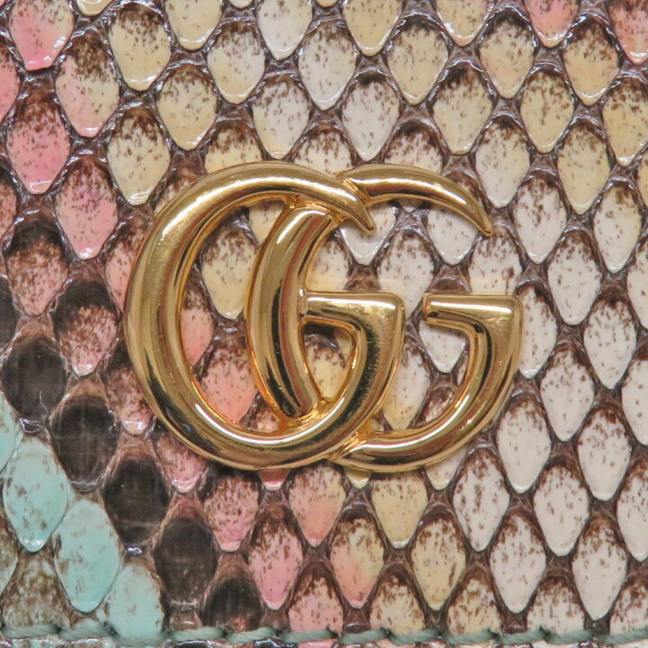 楽天市場】GUCCI 【グッチ】 456126 GGマーモント パイソンカード 