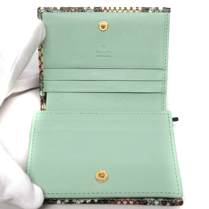 楽天市場】GUCCI 【グッチ】 456126 GGマーモント パイソンカード 