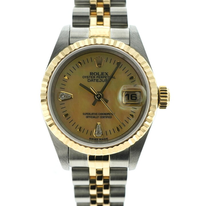 楽天市場】ロレックス Rolex 79173N2BR デイトジャスト コンビ 腕時計 