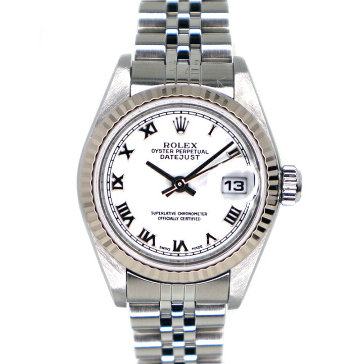 楽天市場】ROLEX【ロレックス】79174 デイトジャスト F番 ホワイト  