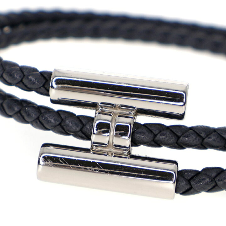 楽天市場】エルメス Hermes トゥルニトレッセ レザーブレスレット 
