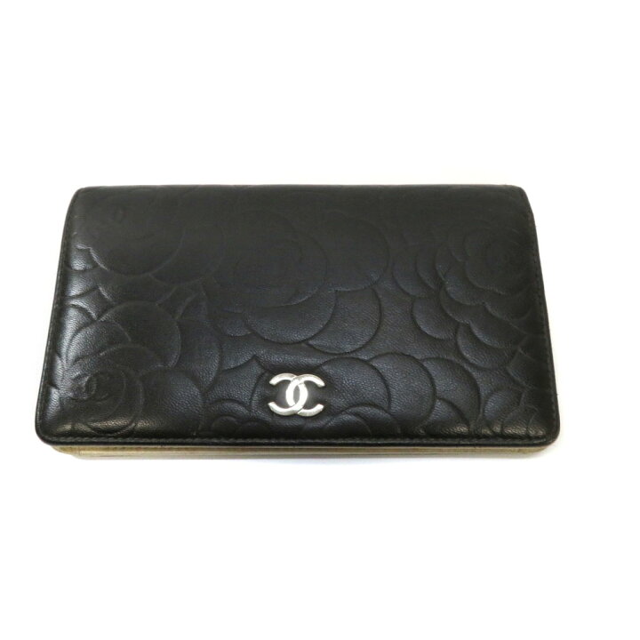 楽天市場】CHANEL 【シャネル】 A36544 2つ折り長財布 ラム レザー 