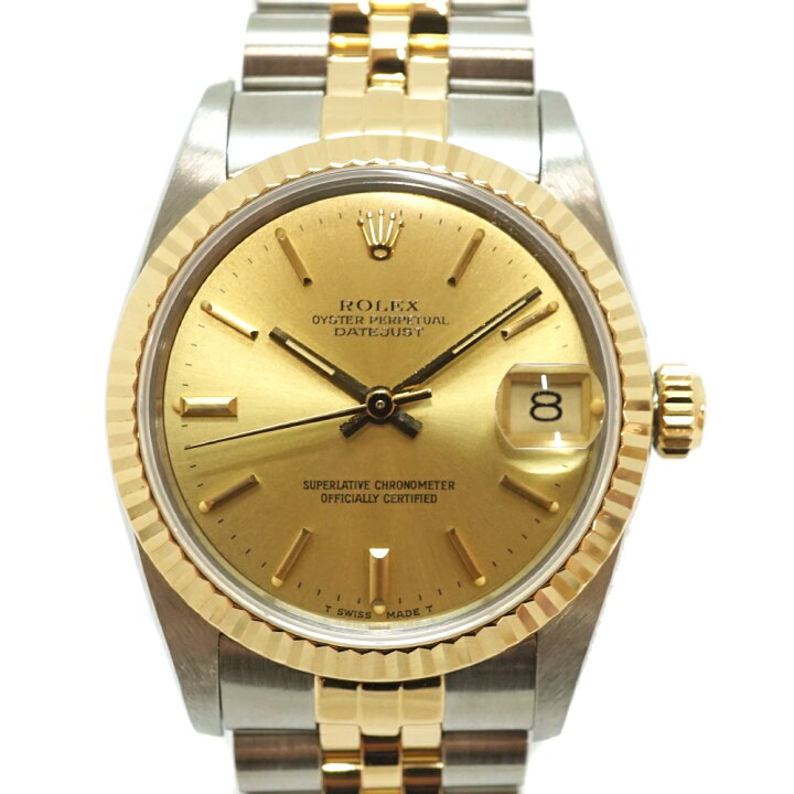 楽天市場】ロレックス Rolex 68173 デイトジャスト ゴールド 腕時計 