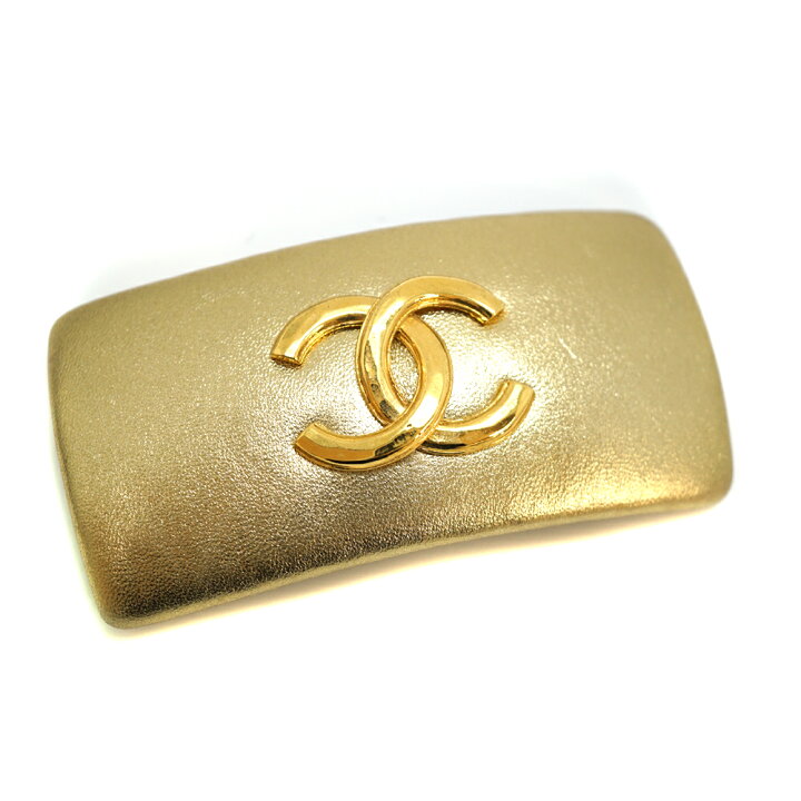 楽天市場】シャネル Chanel 髪留め バレッタ ゴールド【中古】 : 質屋 