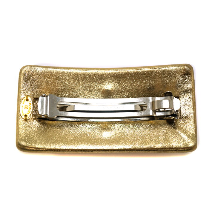 楽天市場】シャネル Chanel 髪留め バレッタ ゴールド【中古】 : 質屋 