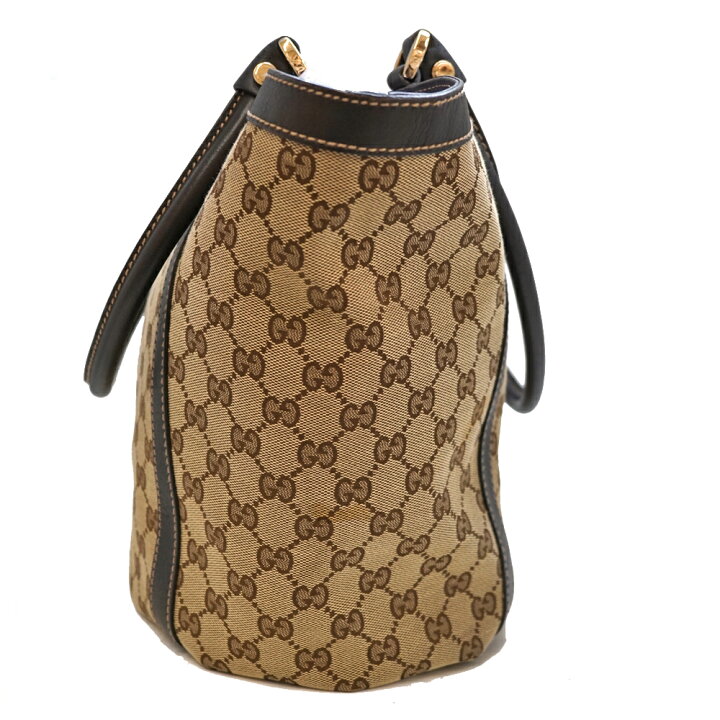 楽天市場】グッチ Gucci 211982 ハンドバッグ ブラウン【中古】 : 質屋 