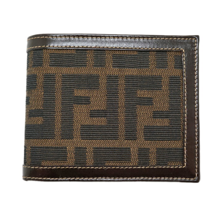 楽天市場】フェンディ Fendi 2270-30110-089 二つ折り財布 ズッカ柄 