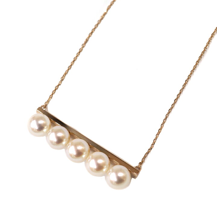 楽天市場】タサキ Tasaki バランスシグネチャーネックレス K18 18金 