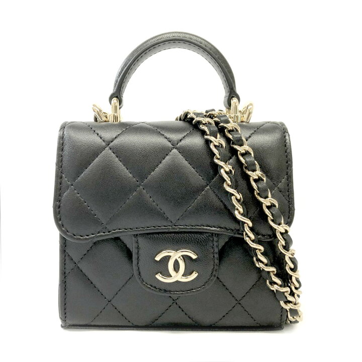 楽天市場】CHANEL 【 シャネル 】 AP2682 チェーンクラッチ ラムスキン  