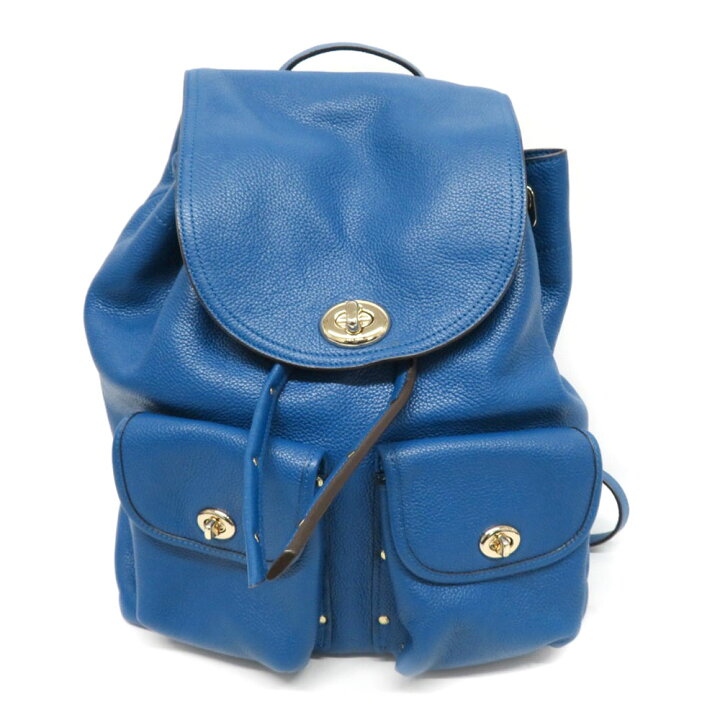 楽天市場】COACH 【コーチ】 B1580-35303 リュック ブルー系 TURNLOCK 