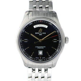 ブライトリング Breitling A45340 プレミエ オートマチック デイ＆デイト40 ブラック 自動巻き【中古】