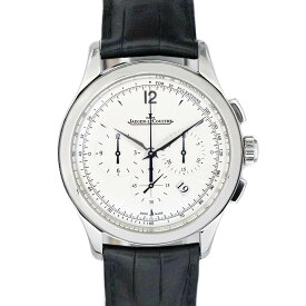 ジャガールクルト Jaeger lecoultre Q1538420 マスター クロノグラフ シルバー 【中古】