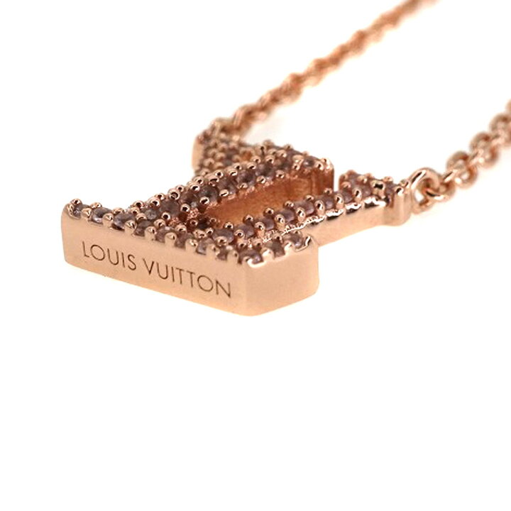 LOUIS VUITTON コリエ LVアイコニック フラワー ピンクゴールド
