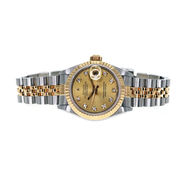 楽天市場】ロレックス Rolex 69173G デイトジャスト ゴールド【中古 