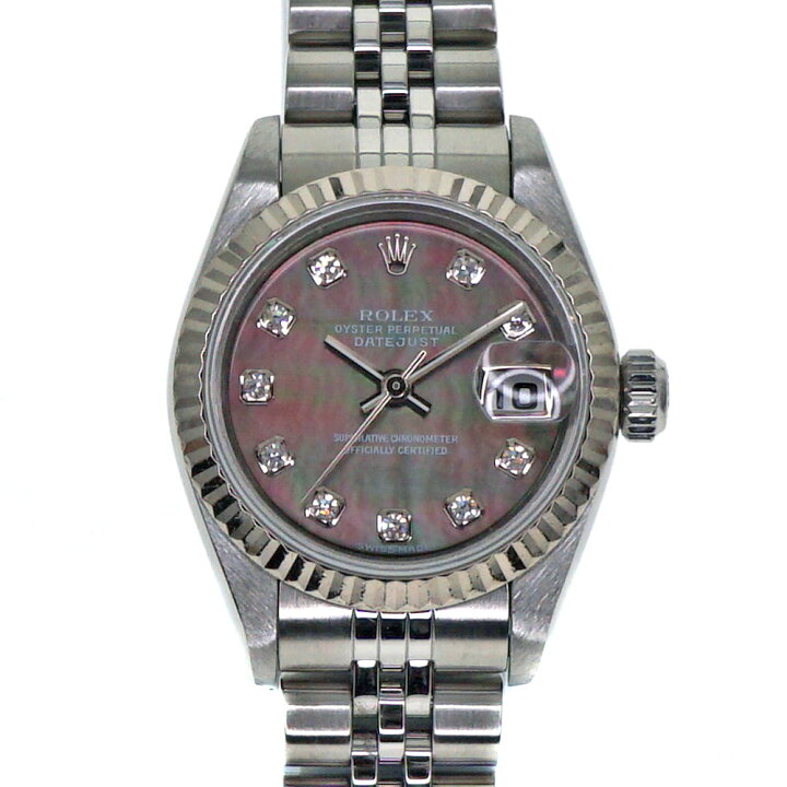 楽天市場】ROLEX【ロレックス】79174NG デイトジャスト Y番 10Pダイヤ  