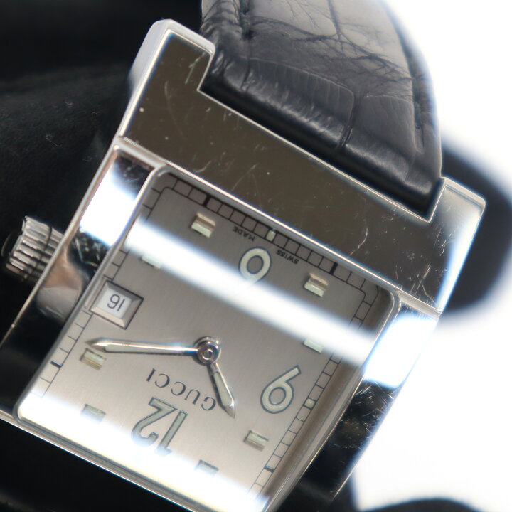 楽天市場】グッチ Gucci 7700M クォーツ シルバー 【中古】 : 質屋かん 