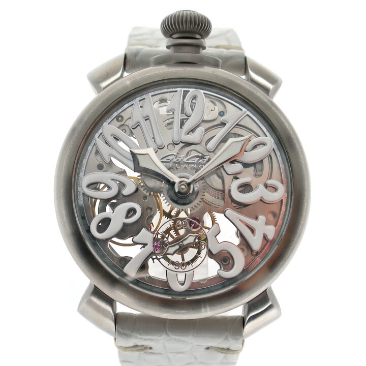 楽天市場】ガガミラノ GaGa MILANO 5310.10 マヌアーレ48 スケルトン 