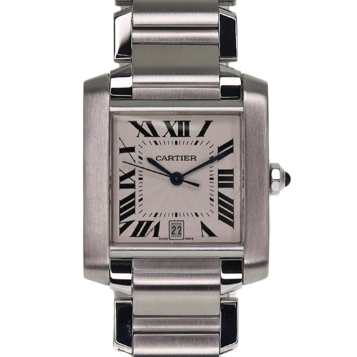 楽天市場】カルティエ Cartier W51002Q3 タンクフランセーズLM 自動 