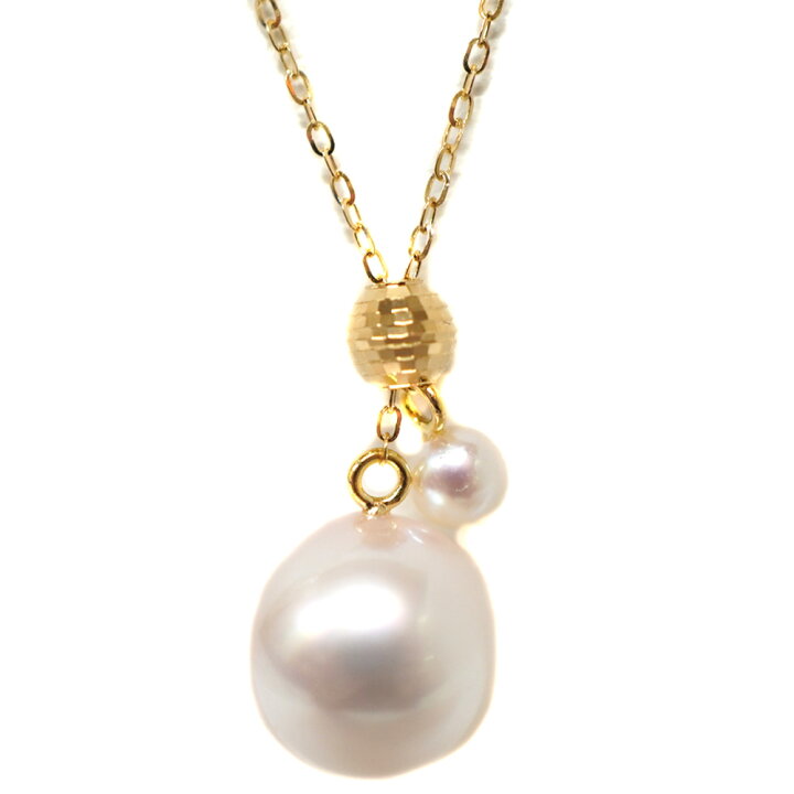 楽天市場】18金 K18 パールネックレス アクセサリー ジュエリー 【中古  