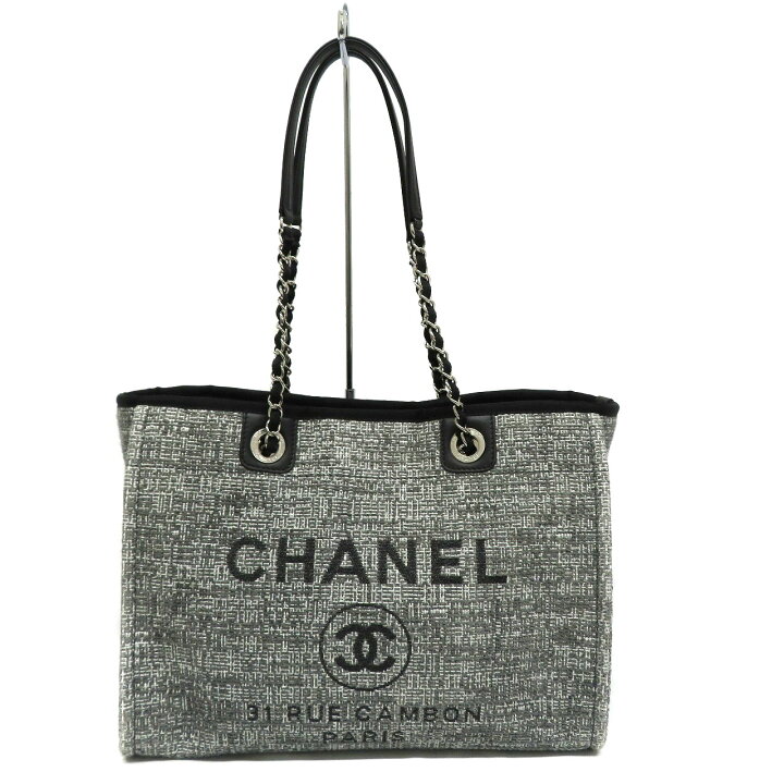 楽天市場】シャネル Chanel A67001 ドーヴィルトートMM 【中古 