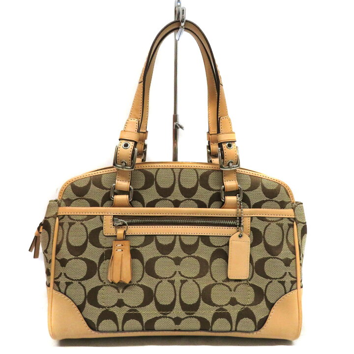 楽天市場】コーチ Coach 6828 ハンドバッグ シグネチャー 【中古 