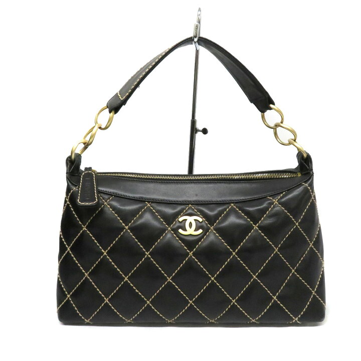 楽天市場】シャネル Chanel ワイルドステッチ ワンショルダー バッグ  