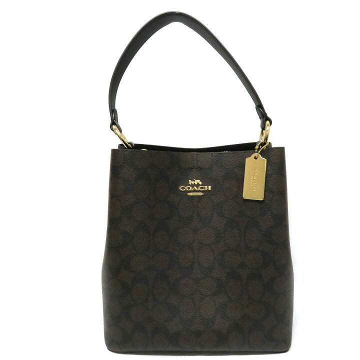 楽天市場】コーチ Coach 91512 タウンバケットバッグ PVCレザー 【中古  